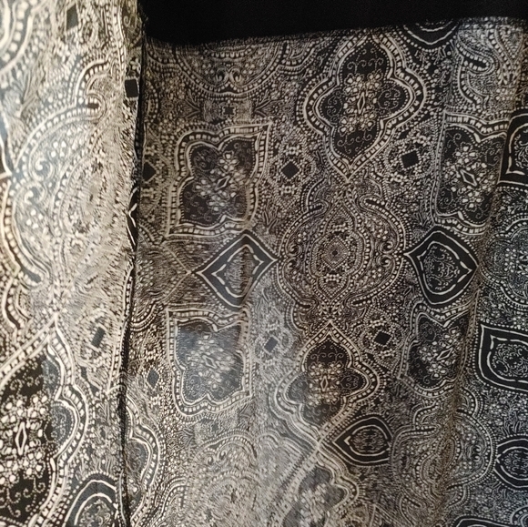 Artizan Black Aztec Boho Cardigan ~ Size L - Picture 4 of 8